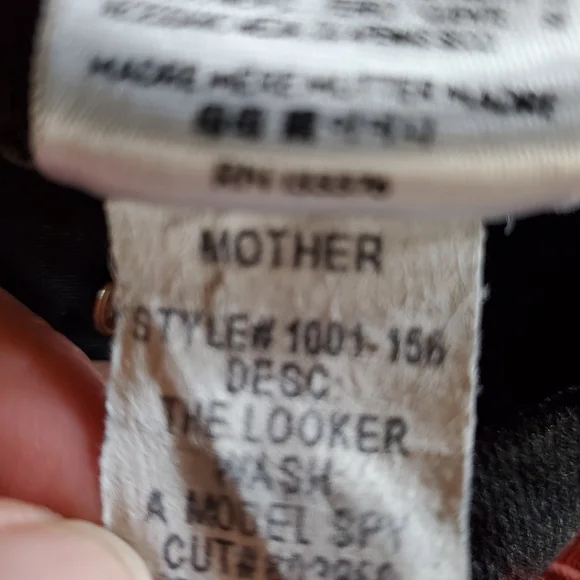 MOTHER The Looker jeans 26 black - Picture 4 of 4